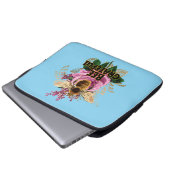 Biene dankbar laptopschutzhülle (Vorne Knopf)