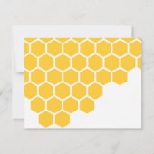 Biene danken Ihnen zu kardieren Dankeskarte (Rückseite)