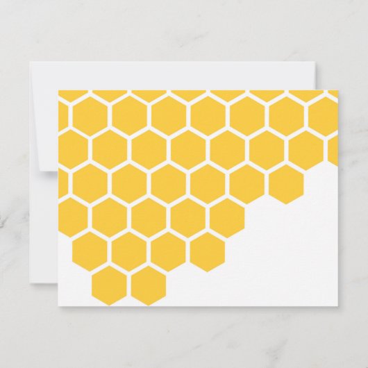 Biene danken Ihnen zu kardieren Dankeskarte (Rückseite)