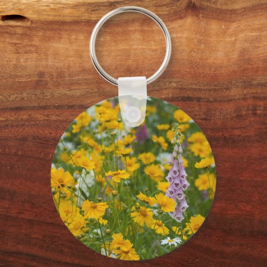 Biene den Metal-Schlüsselanhänger ändern Schlüsselanhänger (Rückseite)