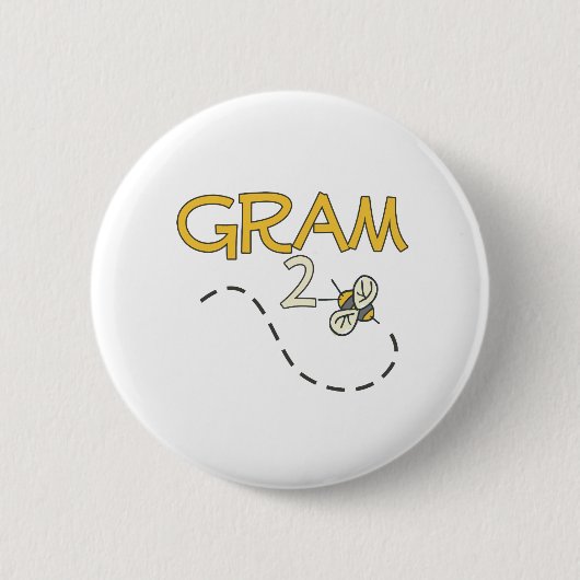 Biene des Gramm-2 Button (Vorderseite)