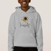 Biene dich selbst, Hummel Hoodie (Vorderseite)