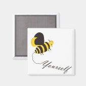 Biene dich selbst magnet (Vorderseite/Rückseite)