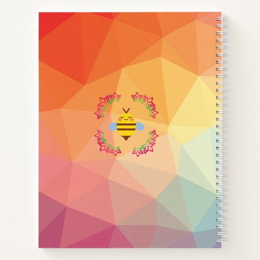 Biene dich selbst notizblock (Rückseite)