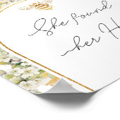 Biene, die ihr Honig-Brautparty gefunden hat Poster (Ecke)