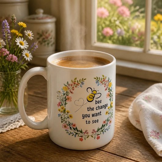 Biene die Inspiration Kaffee Tasse ändern