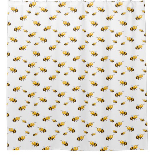 Biene Duschvorhang (Vorderseite)