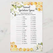 Biene eine kleine Honey Baby Duwer Animal Gestatio (Vorderseite)