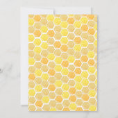 Biene Erste Party Einladung zum 1. Geburtstag für (Rückseite)