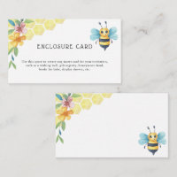 Biene floral - Benutzerdefinierter Text