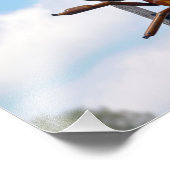 Biene Fotodruck (Ecke)