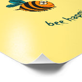 Biene Fotodruck (Ecke)