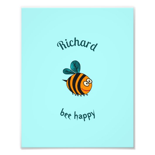 Biene Fotodruck (Vorne)