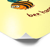 Biene Fotodruck (Ecke)