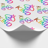 Biene freundlich, farbenfroh Hummeldesign Geschenkpapier (Ecke)