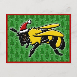 Biene fröhlich, Postkarte
