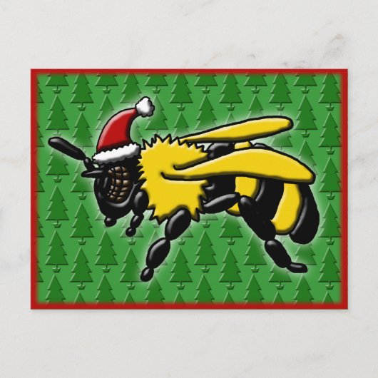 Biene fröhlich, Postkarte (Vorderseite)