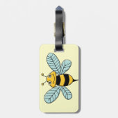 Biene Gepäckanhänger (Rückseite vertikal)