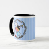 Biene gepasst - pilates Tasse (Vorderseite Links)