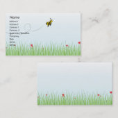 Biene - Geschäft Visitenkarte (Vorne/Hinten)