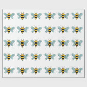 Biene Geschenkpapier (Flach)