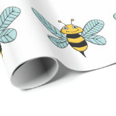 Biene Geschenkpapier (Rolleneckpunkt)