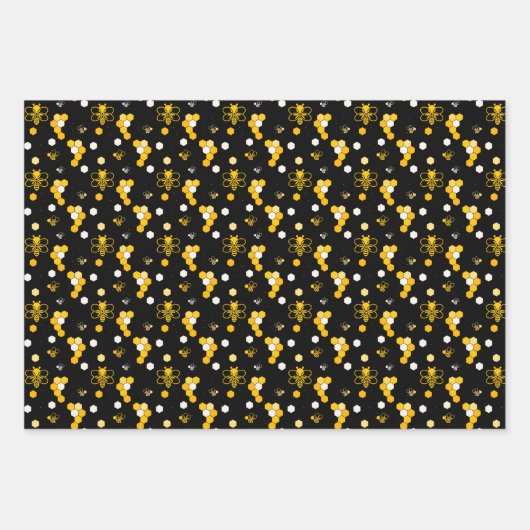 Biene Geschenkpapier Set (Vorderseite 2)