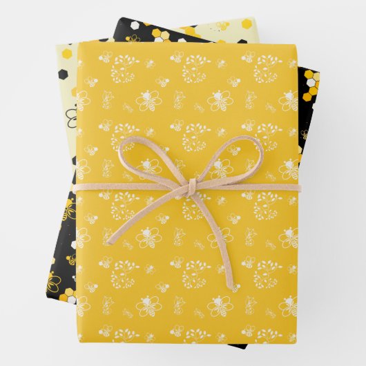 Biene Geschenkpapier Set (Beispiel)