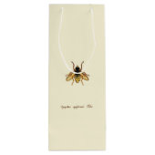 Biene Geschenktüte Für Weinflaschen (Rückseite)