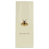 Biene Geschenktüte Für Weinflaschen (Vorderseite)