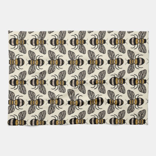 Biene Geschirrtuch (Horizontal)