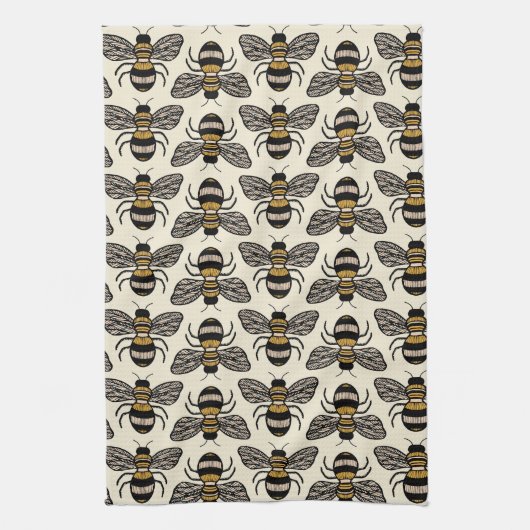 Biene Geschirrtuch (Vertikal)