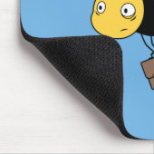 Biene, getirte Stressbeere, Briefkasten Mousepad (Ecke)