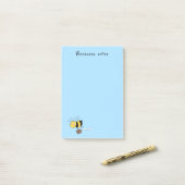 Biene, getirte Stressbeere, Briefkasten Post-it Klebezettel (Auf Schreibtisch)