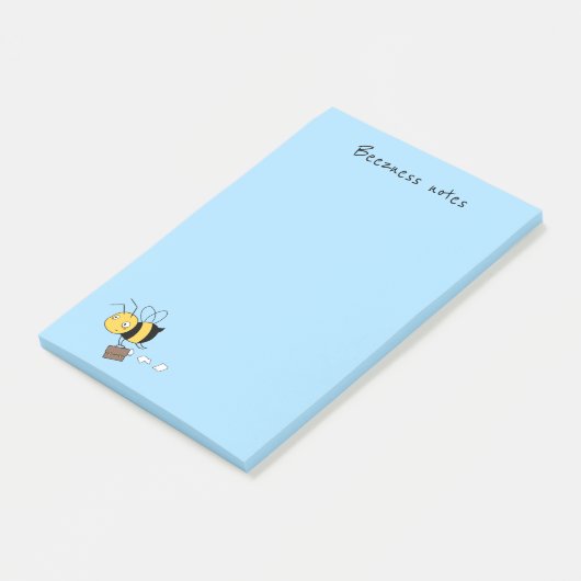 Biene, getirte Stressbeere, Briefkasten Post-it Klebezettel (angewinkelt)