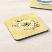 Biene Getränkeuntersetzer (Linke Seite)