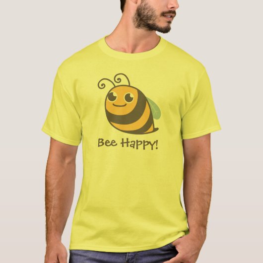Biene glücklich! Hummel-Biene T-Shirt (Vorderseite)