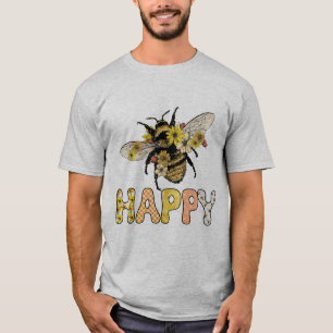 Biene Glücklich Vintage Sublimation T-Shirt