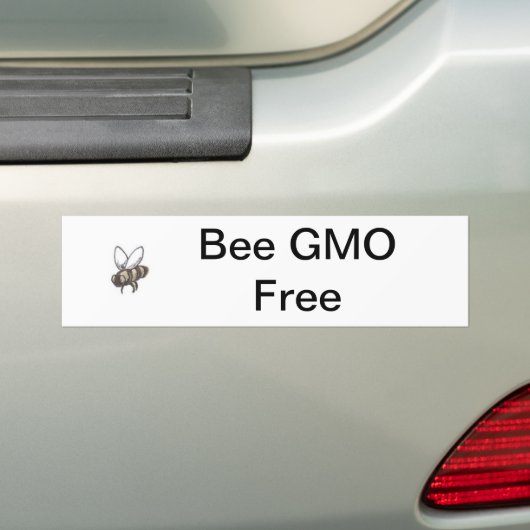Biene GMO geben frei Autoaufkleber (Auf Auto)