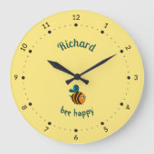 Biene Große Wanduhr (Vorderseite)