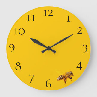 Biene Große Wanduhr