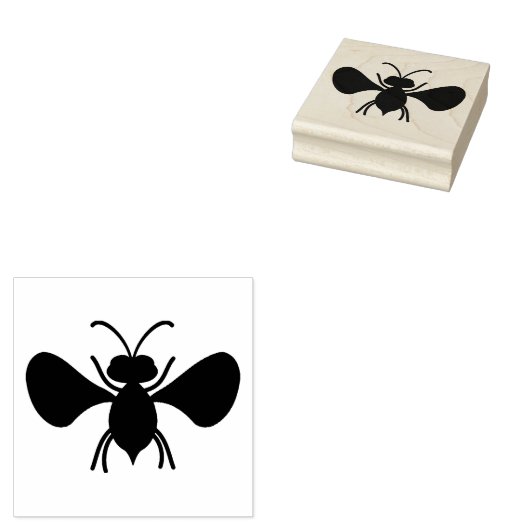 Biene Gummistempel (Stempel)
