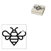 Biene Gummistempel (Stempel)