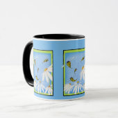 Biene Happy Daisies Tasse (Vorderseite Links)