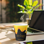 Biene Happy niedliche Hummeln tropfen Honig Milchtasse