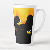 Biene Happy niedliche Hummeln tropfen Honig Milchtasse (Rechts)