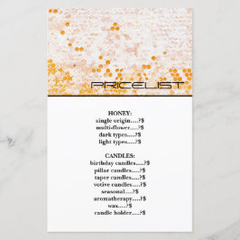 Biene & Honey White Pricelist