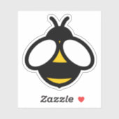 Biene, Honigbiene, Hummel Aufkleber (Blatt)