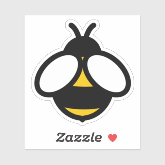 Biene, Honigbiene, Hummel Aufkleber (Blatt)