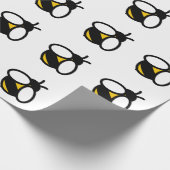 Biene, Honigbiene, Hummel Geschenkpapier (Ecke)